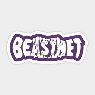 BeastNet Teeth Logo Sticker